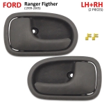 ชุด มือเปิดใน มือจับใน มือดีงในประตู ข้างซ้าย+ขวา 2 ชิ้น สีเทา สำหรับ Ford Ranger Figther ปี 1999-2005